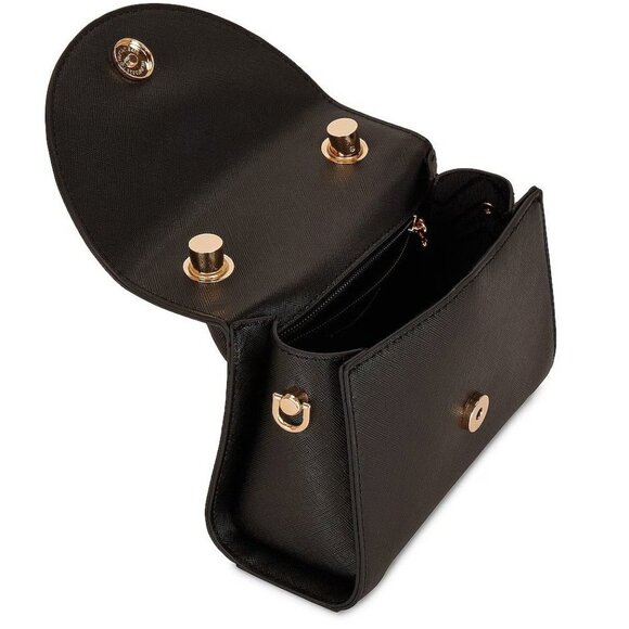 olga berg Sasha Top Handle Bag in Black New Womens Handbag Purse - Picture 4 of 11